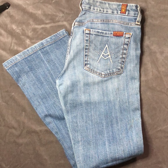 7 for all mankind bootcut jeans Size:30 - Picture 2 of 6